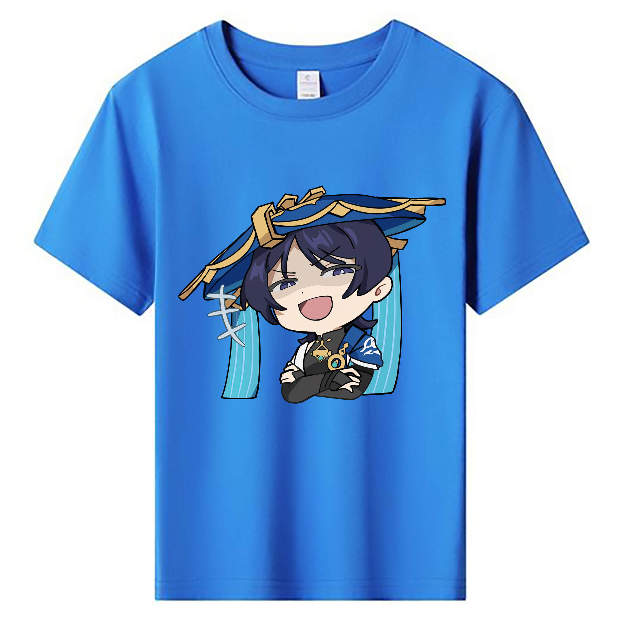 げんし神 さんペい genshin Sanpei 綿100％キッズTシャツ（フロントプリント）